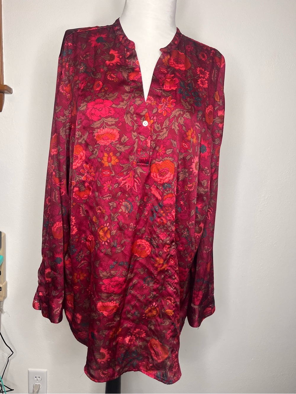 Ralph Lauren XL silky blouse